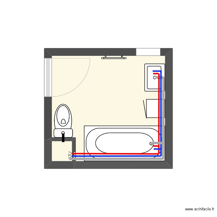 Plan SDB 3 - PLB. Plan de 0 pièce et 0 m2