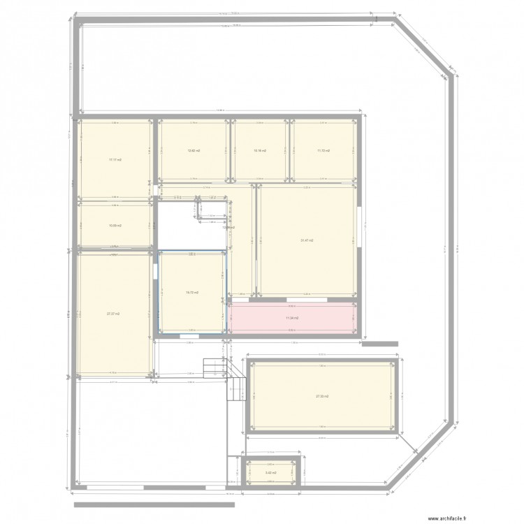 MAISON 1. Plan de 0 pièce et 0 m2