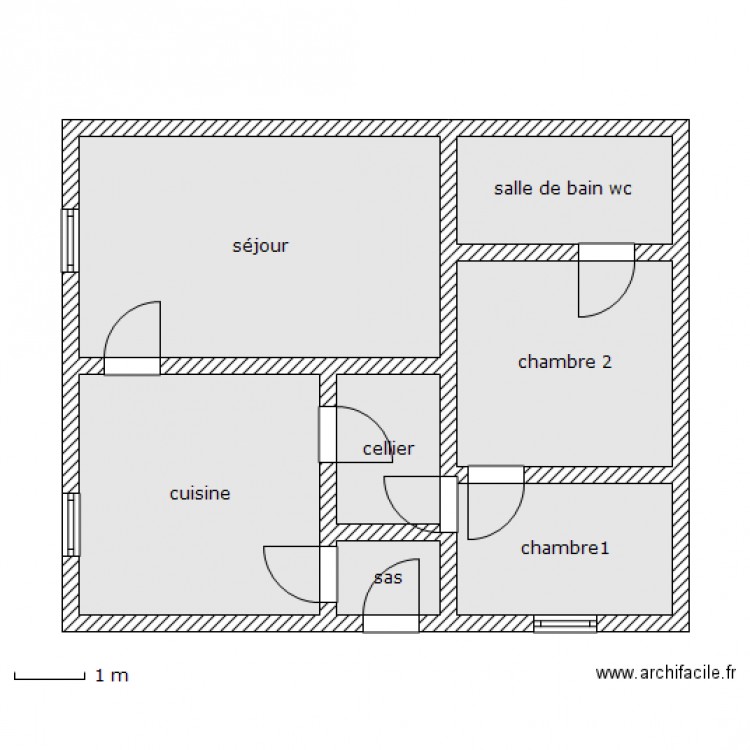 rdc impasse baudin vacant. Plan de 0 pièce et 0 m2