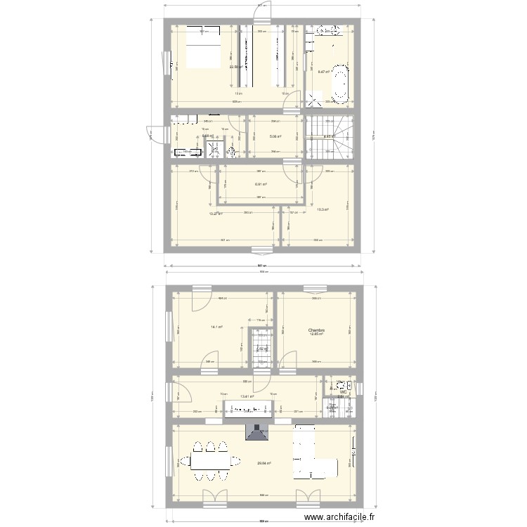 PLAN LAMEE RDC projet tris. Plan de 0 pièce et 0 m2