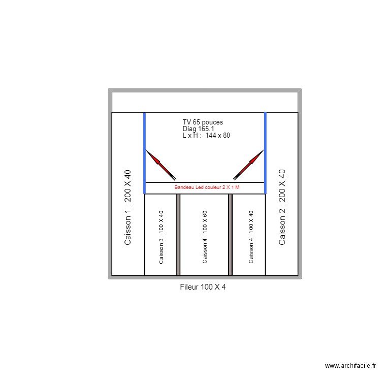 Plan TV Louvagny. Plan de 0 pièce et 0 m2