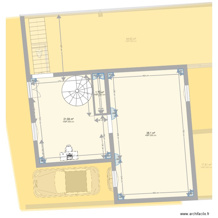 Maison Marengo  mesures 1. Plan de 13 pièces et 198 m2