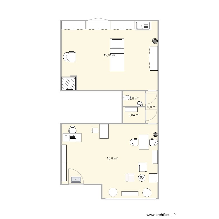 BB institut. Plan de 0 pièce et 0 m2