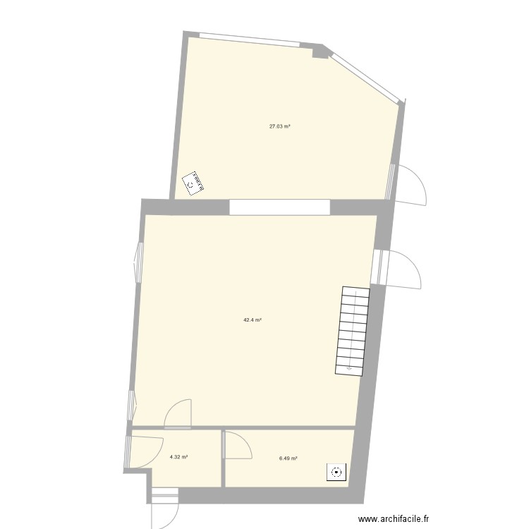 Grange réno. Plan de 0 pièce et 0 m2