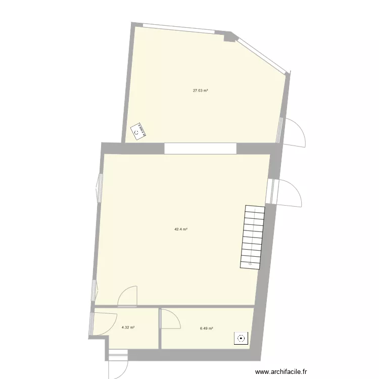 Grange r&eacute;no. Plan de 