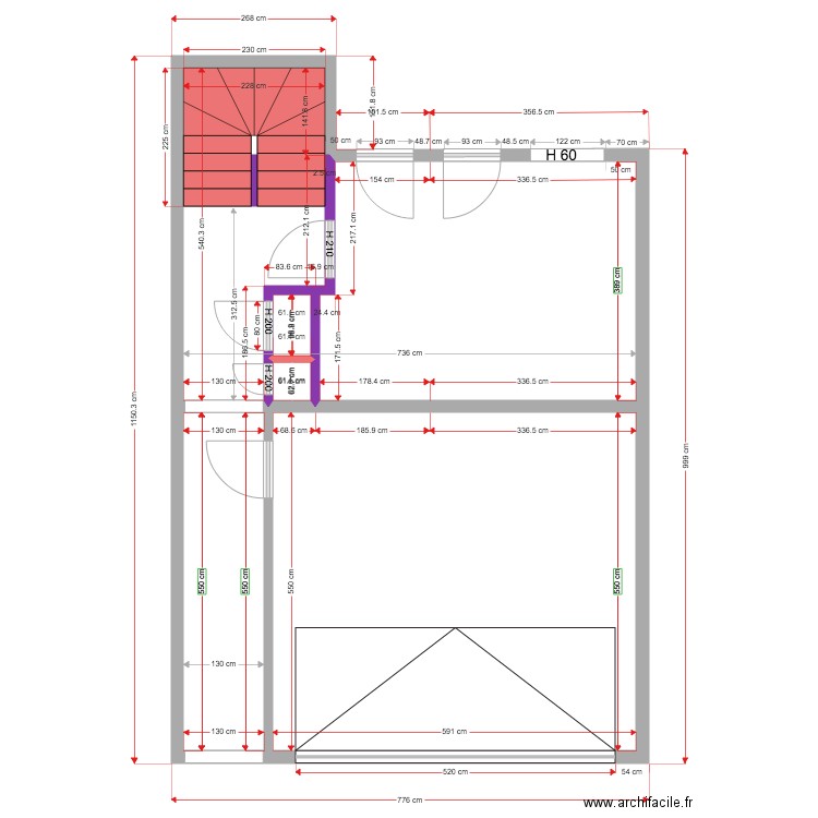 RDCH LOT A  23 03 2020 gros oeuvre. Plan de 0 pièce et 0 m2