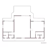 Plan maison meubl&eacute;e