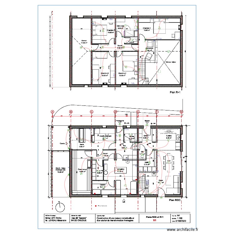 LEVEAU. Plan de 0 pièce et 0 m2