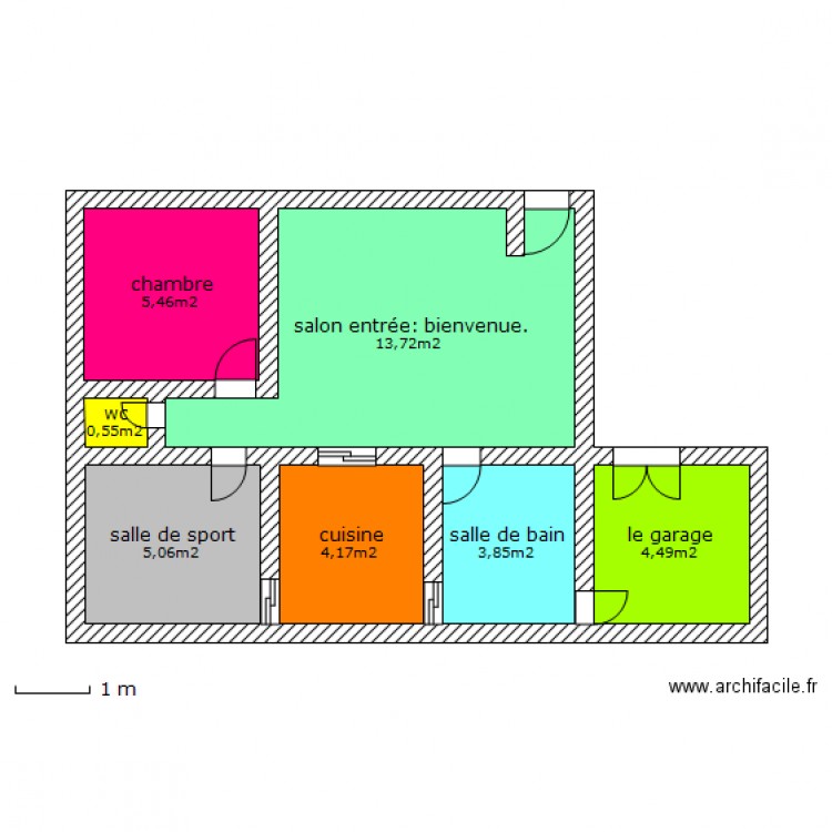 maison de mon client Jerome. Plan de 0 pièce et 0 m2