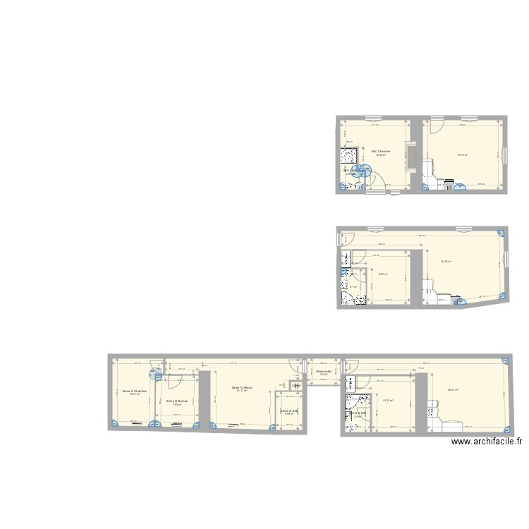 Luxeuil projet. Plan de 0 pièce et 0 m2