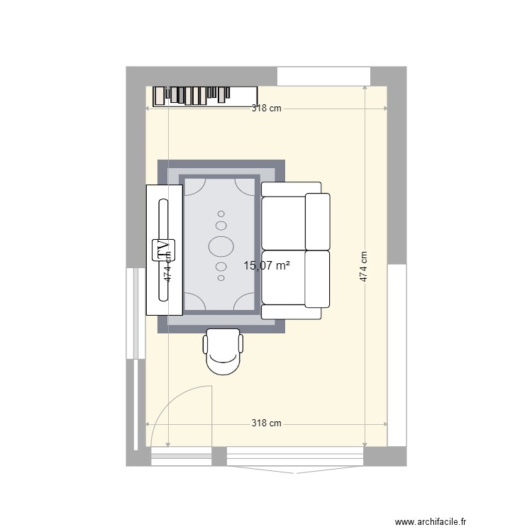 Annabel Salon 3. Plan de 0 pièce et 0 m2