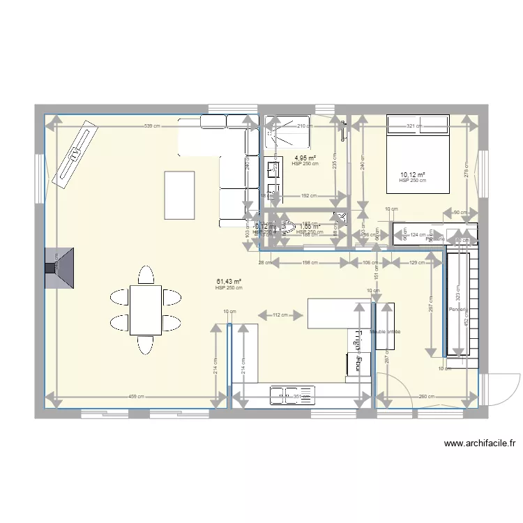 Maison Lafare Amo et celine3. Plan de 