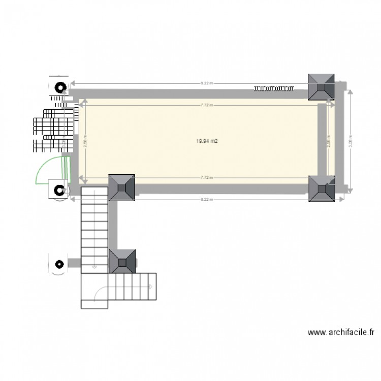 SANDRA. Plan de 0 pièce et 0 m2