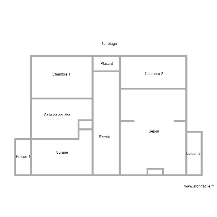 10 r&eacute;publique appart. Plan de 