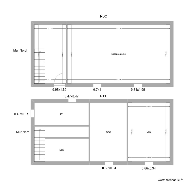 EYMARD Marie-Christine. Plan de 0 pièce et 0 m2