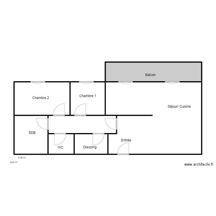 Plan Romy 2. Plan de 0 pièce et 0 m2