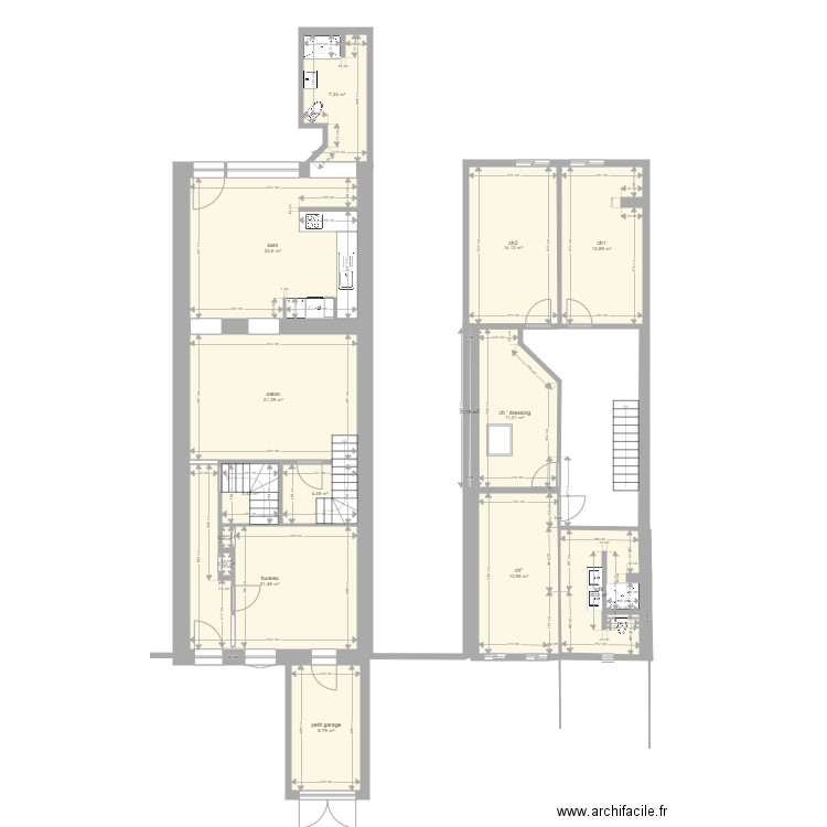 ST SYMPH 06 02 22 ET. Plan de 15 pièces et 152 m2