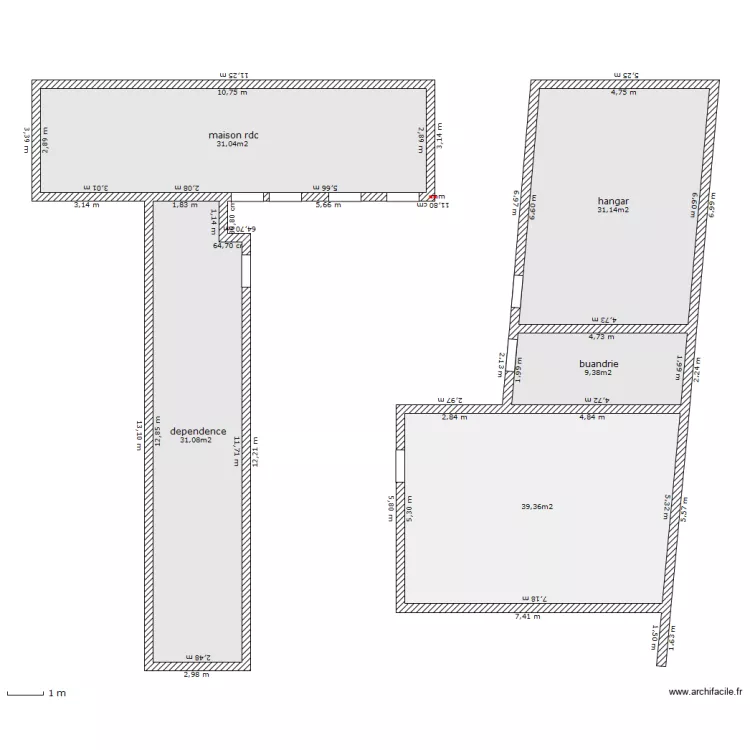 plan maison beugin. Plan de 