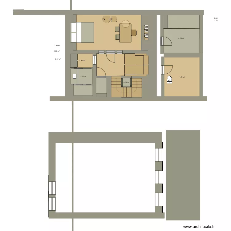 Plan Hotel particulier Etage 2. Plan de 