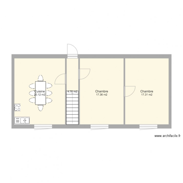 Plan JOANNES etage. Plan de 0 pièce et 0 m2