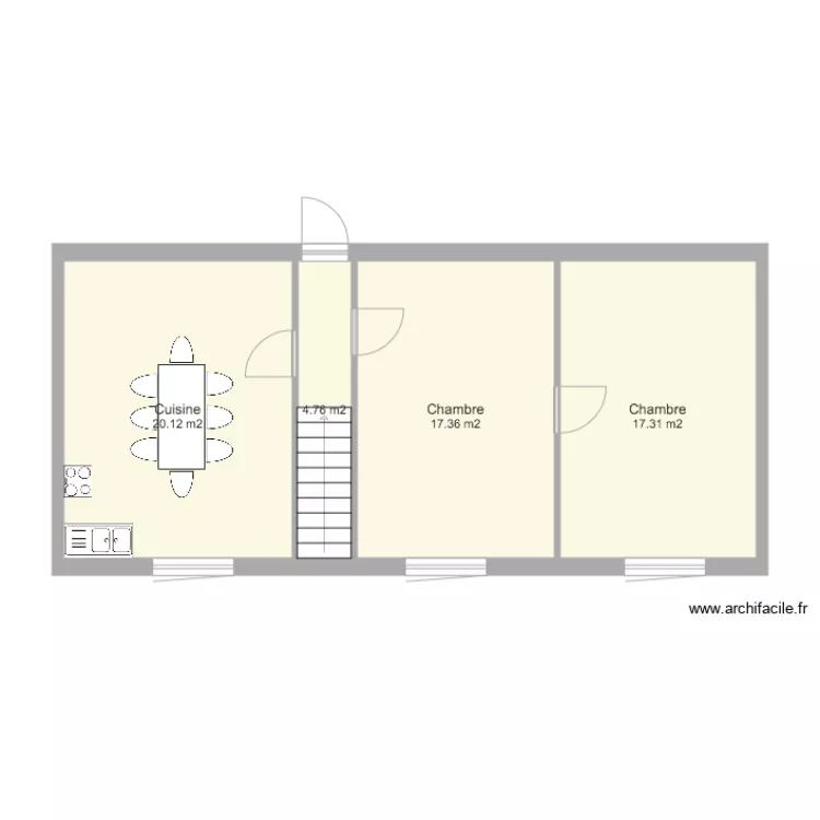 Plan JOANNES etage. Plan de 