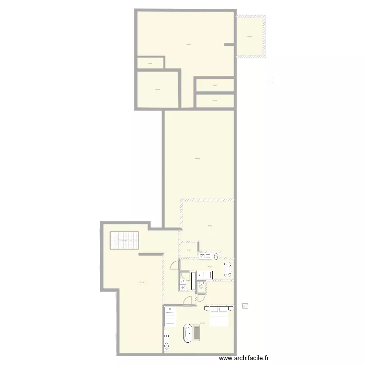 varenne chambre maitre. Plan de 