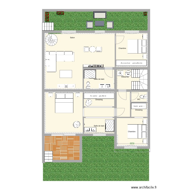 CONFLANS SOUS SOL MEUBLE. Plan de 0 pièce et 0 m2