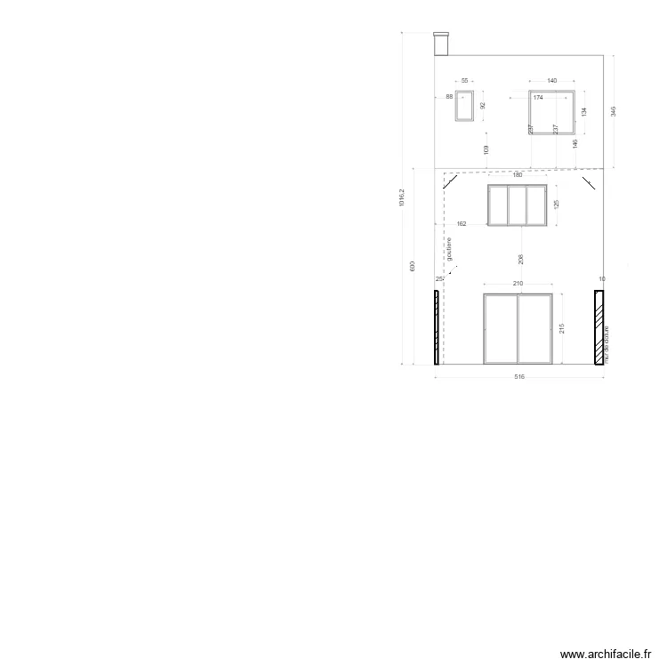 futur fa&ccedil;ade   arri&egrave;rE geoffroy OK. Plan de 