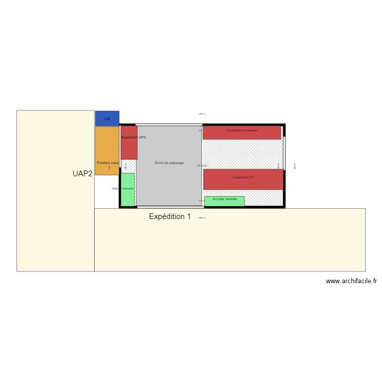 Barnum Expédition 1. Plan de 1 pièce et 47 m2