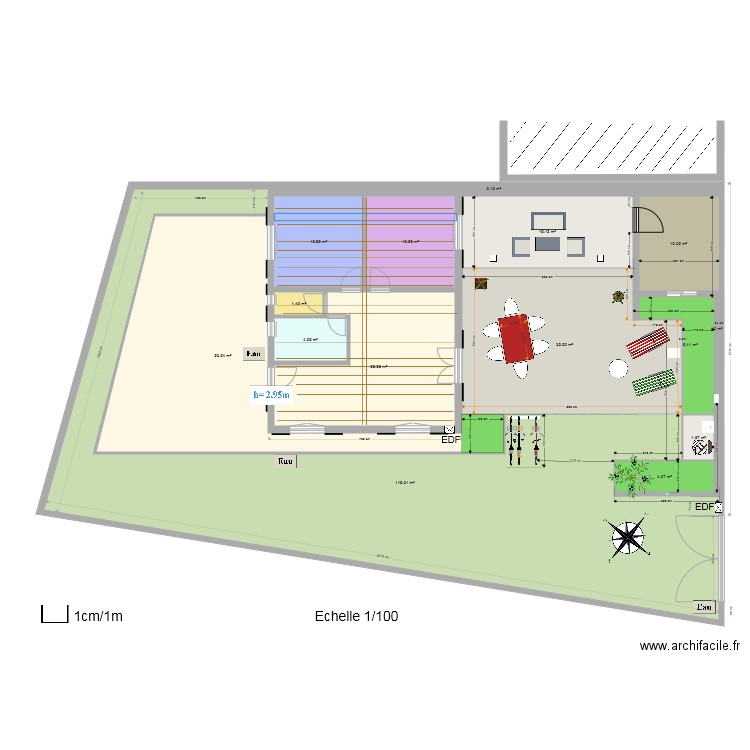 terrasse deco 1. Plan de 0 pièce et 0 m2