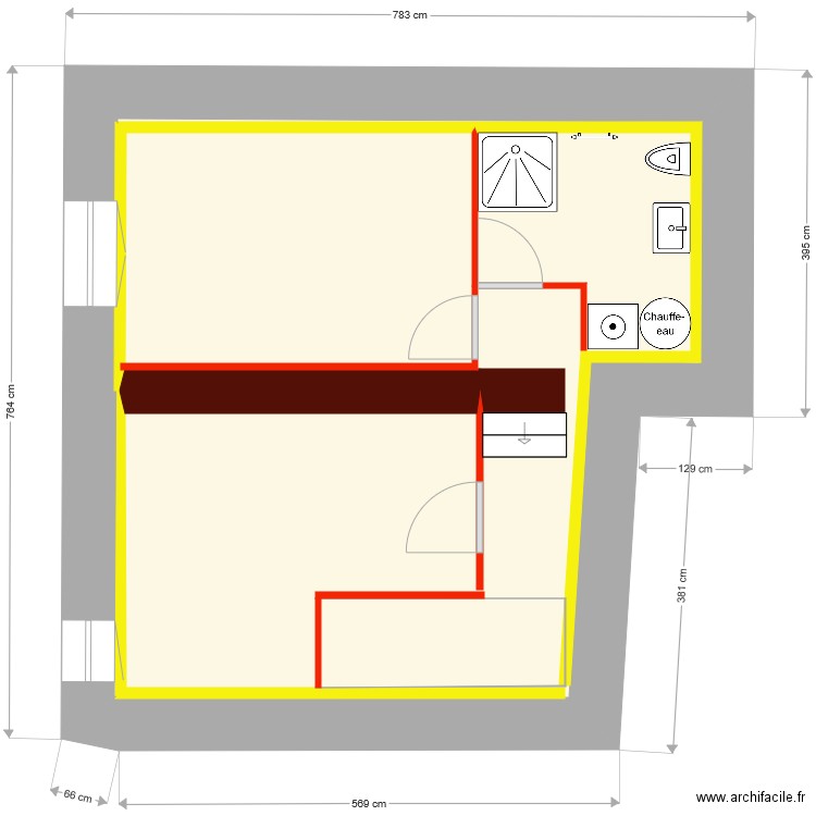 batiment b etage 2. Plan de 0 pièce et 0 m2