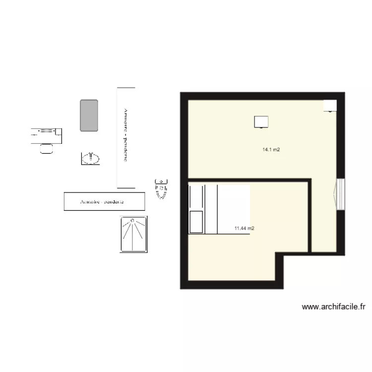 suite parentale mama. Plan de 