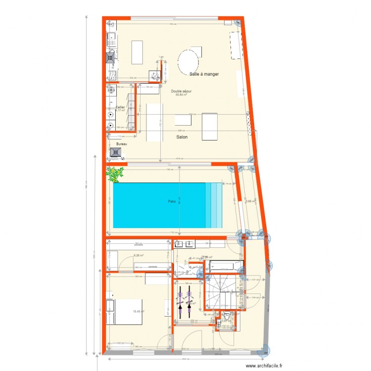 surrélévation 47 RdC. Plan de 0 pièce et 0 m2