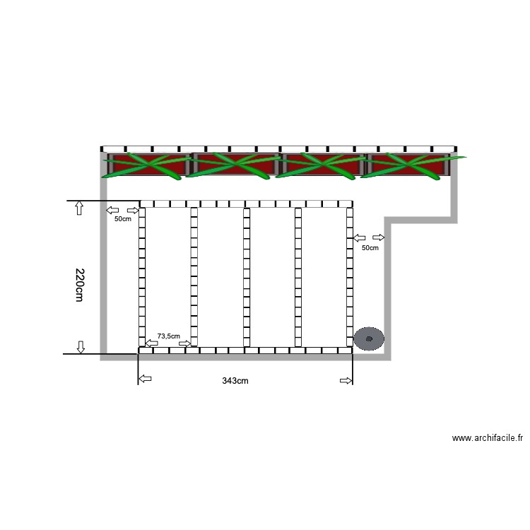 SARIA  terraza. Plan de 0 pièce et 0 m2