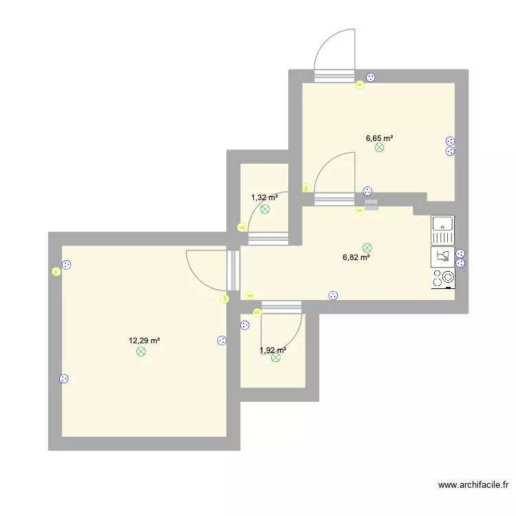 PLAN 2. Plan de 5 Pièces et 29 m²
