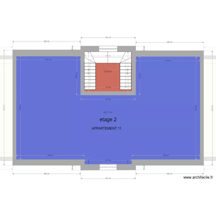 maison yvetot 2 eme etage lot 11. Plan de 3 pièces et 266 m² maison yvetot 2 eme etage lot 11. Plan de 3 pièces et 266 m²