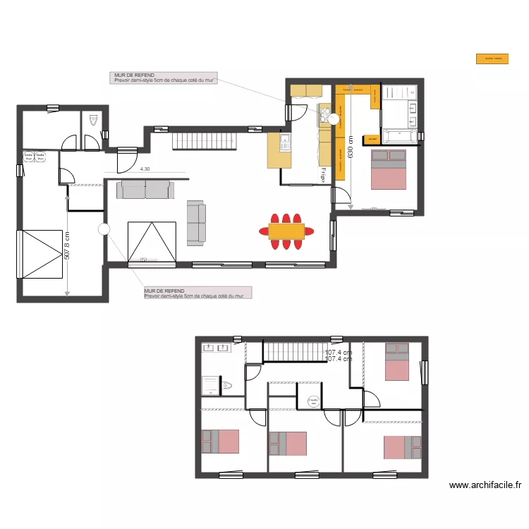 plan agenc&eacute; suite parat &eacute;. Plan de 
