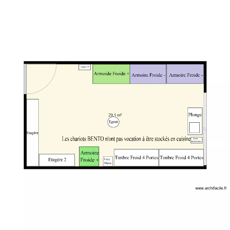 CLINIQUE CHARTREUSE zone production. Plan de 