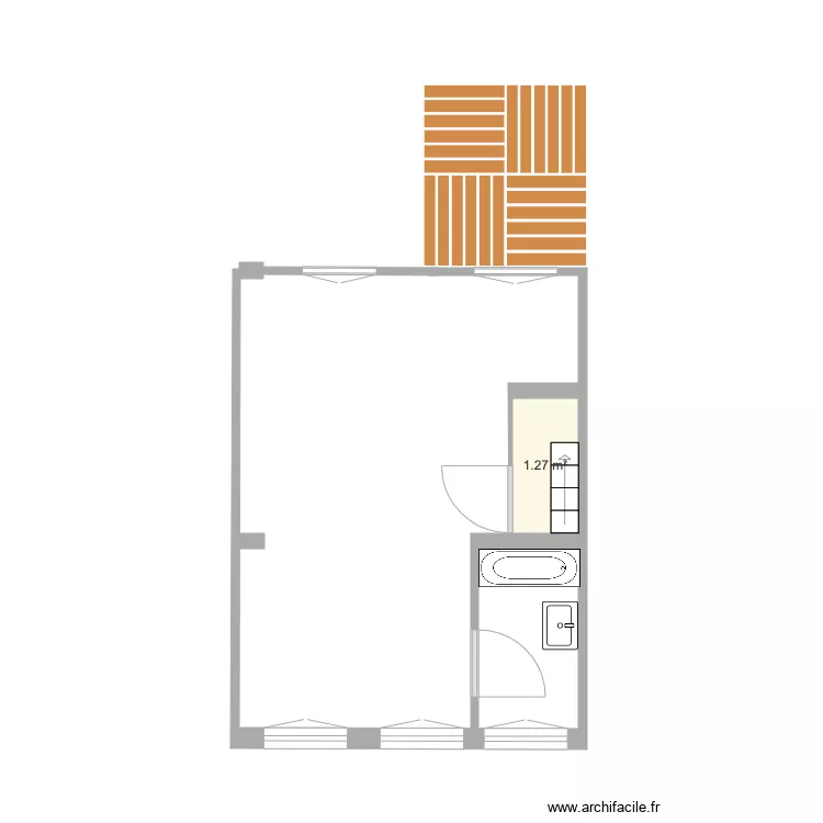 MORICHARD 13 2ETAGE. Plan de 