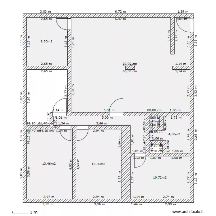Maison Yerres projet. Plan de Maison Yerres projet. Plan de