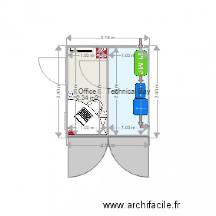 BO Small plant. Plan de 0 pièce et 0 m2