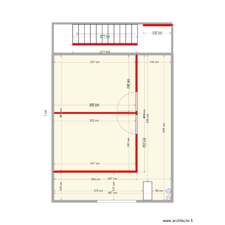 godel amenagement local commercial plan nu. Plan de 2 pièces et 30 m2