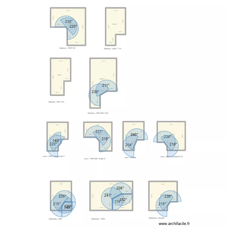 Métrés. Plan de Métrés. Plan de