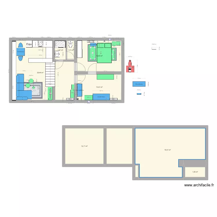 Plan-avec-bonne-cote-sand. Plan de 