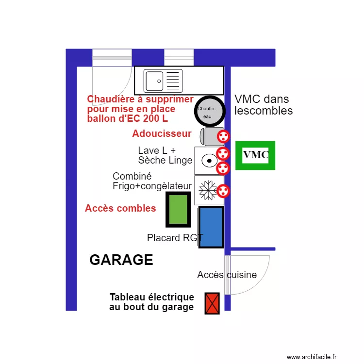 NIEUL  Consultation Zone buanderie Indice A. Plan de 