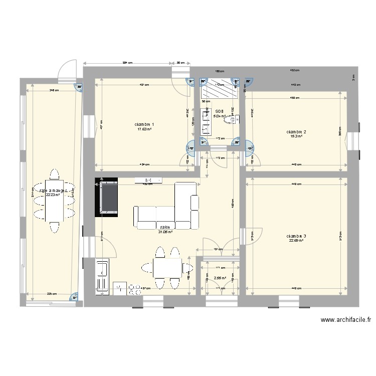 marius. Plan de 0 pièce et 0 m2