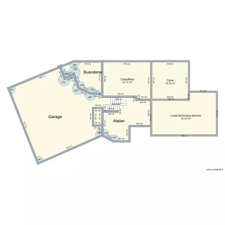 GIANGRECO GARAGE. Plan de 