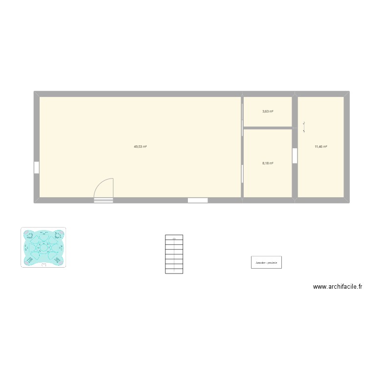 SPA LUCHET VIDE. Plan de 0 pièce et 0 m2