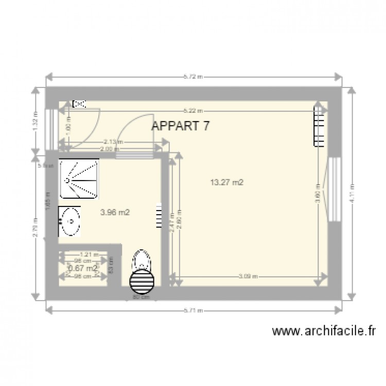 APPART NUMERO SEPT SAS MALEMA. Plan de 0 pièce et 0 m2
