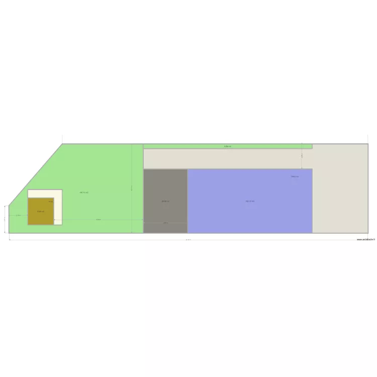 Terrain lot 45 jardin. Plan de 